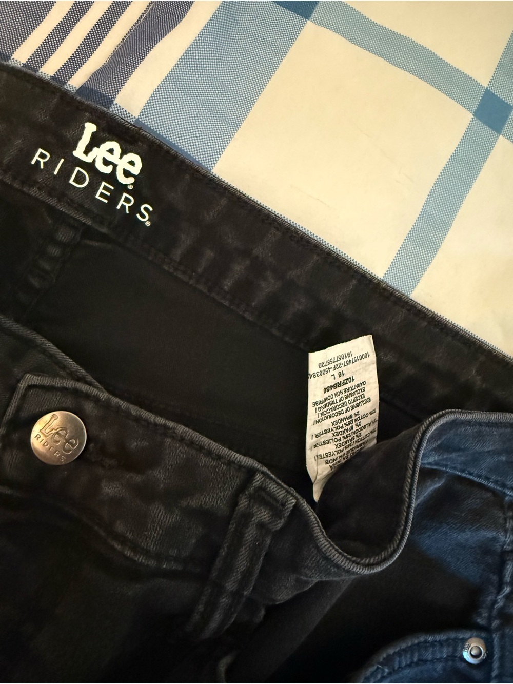 Lee Riders Women's Black Straight-Leg Jeans
